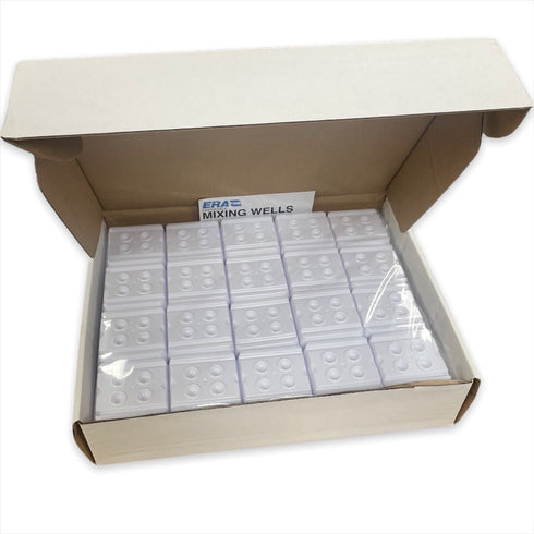 4-holes Dental Disposable Plastic Mixing Wells 4Holes Number with Number Markings 200pcs/Box